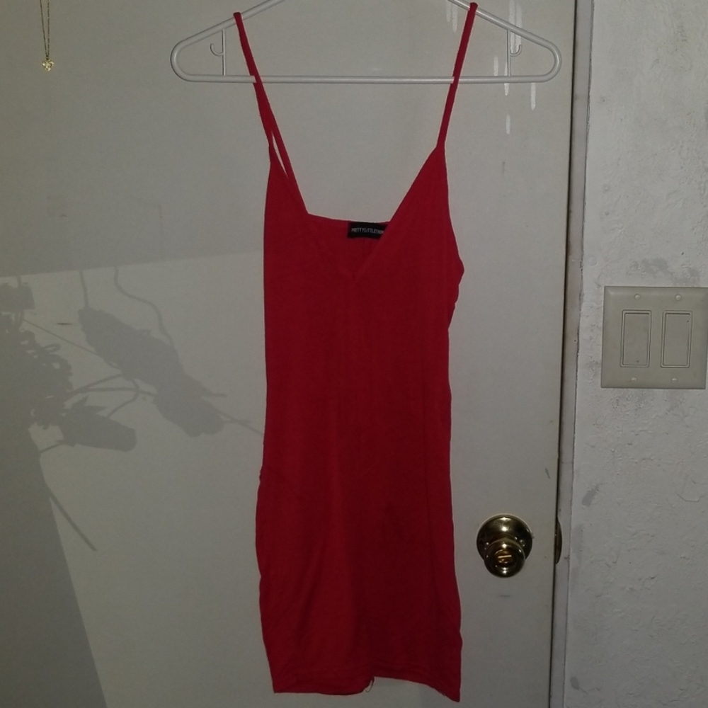 PLT Red Mini Dress